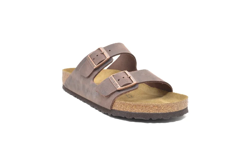 Women's Sandals with a Floral - Printed Upper in Pink for a Feminine Spring Look Women's Sandals with a Floral - Printed Upper in Pink for a Feminine Spring Look Women's Sandals with a Floral - Printed Upper in Pink for a Feminine Spring Look BIRKENSTOCK Arizona Oiled Leather