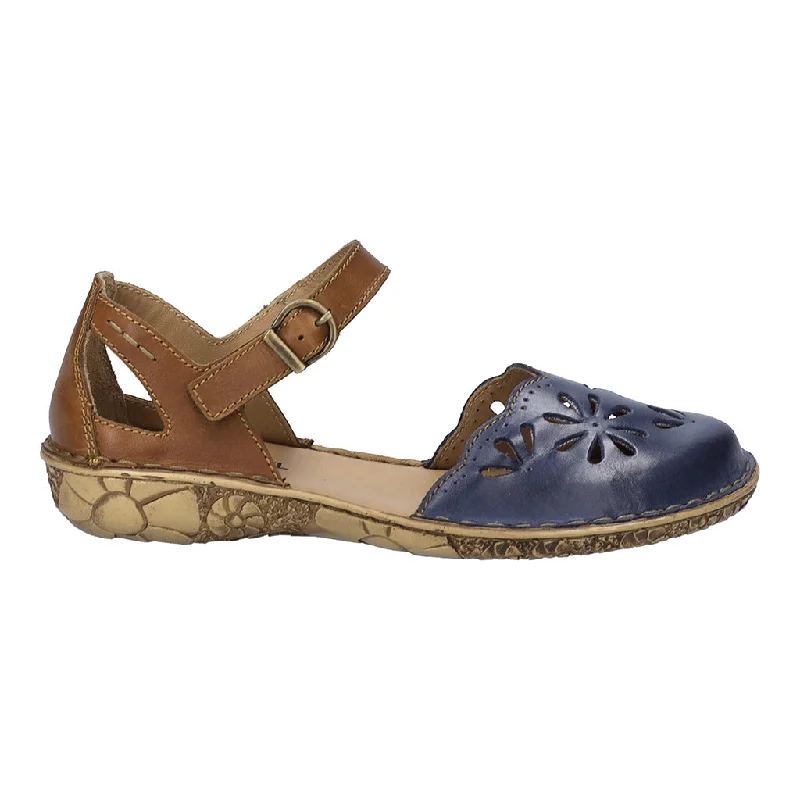 Women's Leather - Strapped Sandals with a Braided Detail in Brown for a Rustic Appeal Women's Leather - Strapped Sandals with a Braided Detail in Brown for a Rustic Appeal Women's Leather - Strapped Sandals with a Braided Detail in Brown for a Rustic Appeal Josef Seibel 79504 476 555 Rosalie 04 Shark-combi