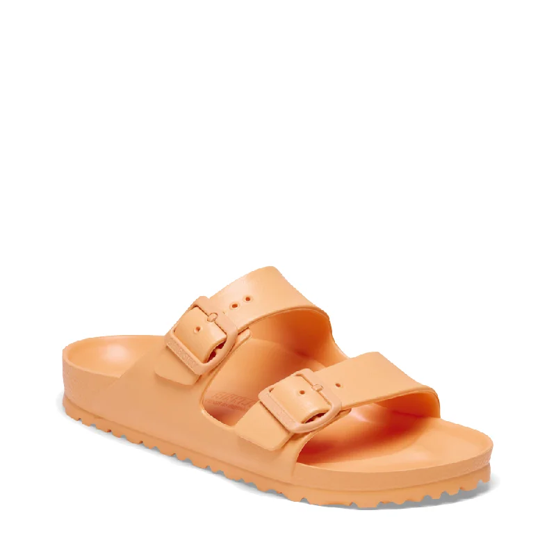 Women's Leather - Strapped Sandals with a Braided Detail in Brown for a Rustic Appeal Women's Leather - Strapped Sandals with a Braided Detail in Brown for a Rustic Appeal Women's Leather - Strapped Sandals with a Braided Detail in Brown for a Rustic Appeal Birkenstock Women's Arizona EVA Sandal in Papaya Orange