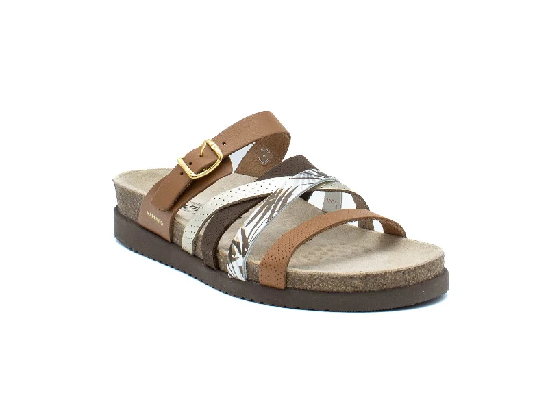 Women's Flat Slide Sandals with a Memory Foam Insole in White for All - Day Comfort Women's Flat Slide Sandals with a Memory Foam Insole in White for All - Day Comfort Women's Flat Slide Sandals with a Memory Foam Insole in White for All - Day Comfort MEPHISTO Huleda