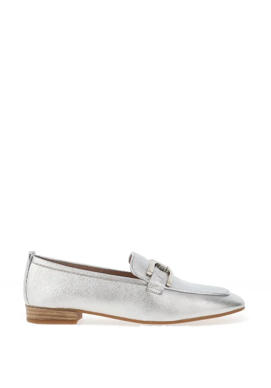 Women's Fur - Lined Loafers in Tan for a Cozy Winter Option Women's Fur - Lined Loafers in Tan for a Cozy Winter Option Unisa Baxter Chain Loafers, Silver