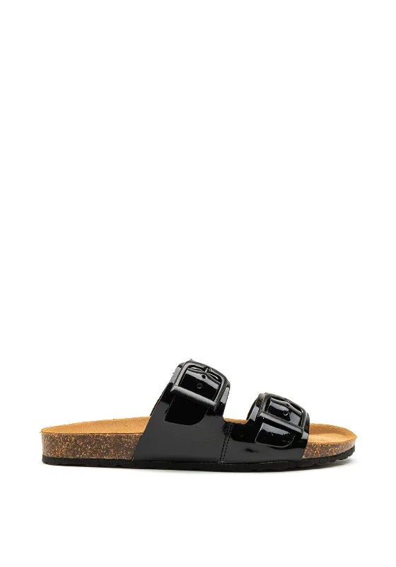 Women's Strappy Gladiator Sandals with Buckle Closures in Tan for a Boho Look Women's Strappy Gladiator Sandals with Buckle Closures in Tan for a Boho Look Women's Strappy Gladiator Sandals with Buckle Closures in Tan for a Boho Look Marco Tozzi Leather Buckled Slip on Sandals, Black