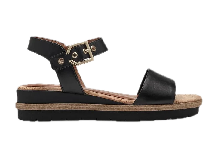 Women's Flat Slide Sandals with a Memory Foam Insole in White for All - Day Comfort Women's Flat Slide Sandals with a Memory Foam Insole in White for All - Day Comfort Women's Flat Slide Sandals with a Memory Foam Insole in White for All - Day Comfort Tamaris 1-28222-42-001 Black