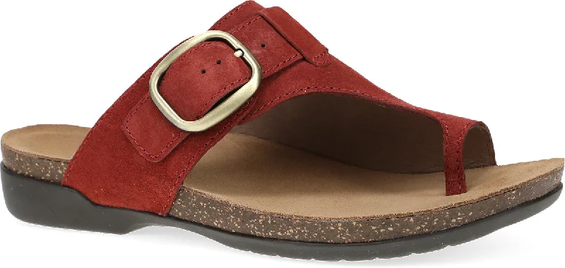 Women's Thong Sandals with a Beaded Design in Multicolor for a Beachy Aesthetic Women's Thong Sandals with a Beaded Design in Multicolor for a Beachy Aesthetic Women's Thong Sandals with a Beaded Design in Multicolor for a Beachy Aesthetic Rylee - Cayenne Suede