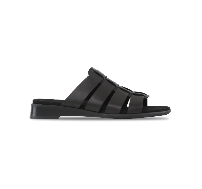 Women's Fur - Lined Loafers in Tan for a Cozy Winter Option CARRERA-BLACK LEATHER