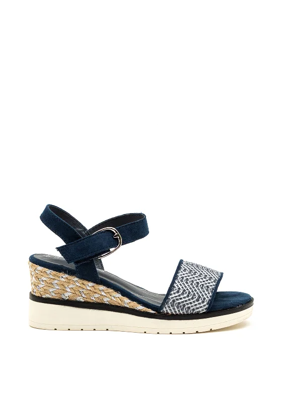 Women's Sandals with a Floral - Printed Upper in Pink for a Feminine Spring Look Women's Sandals with a Floral - Printed Upper in Pink for a Feminine Spring Look Women's Sandals with a Floral - Printed Upper in Pink for a Feminine Spring Look Sprox Woven Strap Espadrille Wedge Sandals, Navy