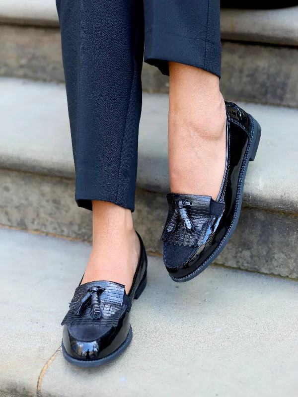 Women's Metallic Foil - Finish Loafers in Gold for a Glamorous Night Out ROSEMARY
