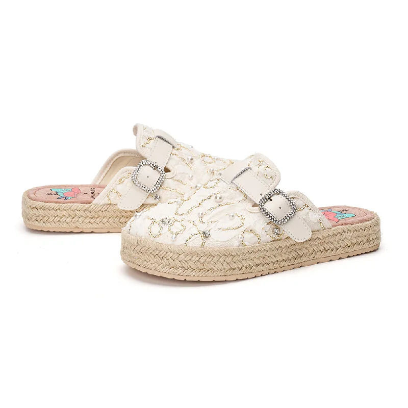 Women's Bow - Embellished Loafers in Red for a Feminine Touch Women's Bow - Embellished Loafers in Red for a Feminine Touch Handmade Women’s  Slip-On Espadrille Lace Loafers-05657W