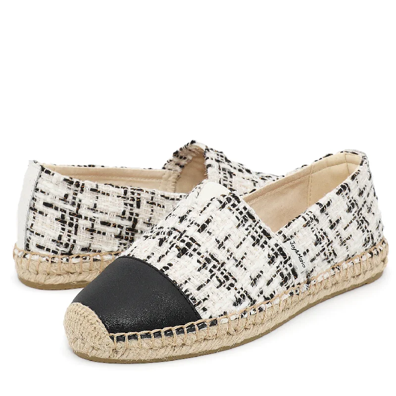Women's Embroidered Floral Pattern Loafers in Beige for a Spring - Inspired Outfit Women's Embroidered Floral Pattern Loafers in Beige for a Spring - Inspired Outfit Handmade Women’s Slip-On Espadrille Tweed Loafers Flats-A01962W Women's Embroidered Floral Pattern Loafers in Beige for a Spring - Inspired Outfit Women's Embroidered Floral Pattern Loafers in Beige for a Spring - Inspired Outfit Handmade Women’s Slip-On Espadrille Tweed Loafers Flats-A01962W