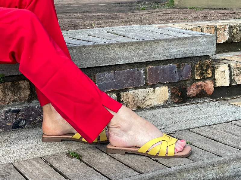 Women's Leather - Strapped Sandals with a Braided Detail in Brown for a Rustic Appeal Women's Leather - Strapped Sandals with a Braided Detail in Brown for a Rustic Appeal Women's Leather - Strapped Sandals with a Braided Detail in Brown for a Rustic Appeal Chrissie Dix available in 4 colours