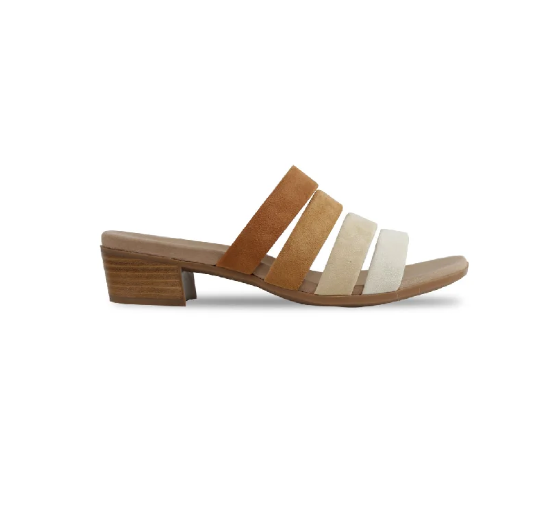 Women's Fur - Lined Loafers in Tan for a Cozy Winter Option ADRIANNE-SAND KID SUEDE