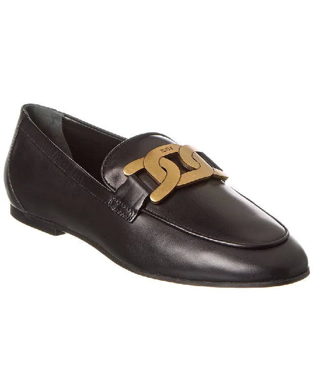 Women's Premium Leather Tassel Loafers in Dark Brown for a Classic Office Look TOD’s Kate Leather Loafer Women's Premium Leather Tassel Loafers in Dark Brown for a Classic Office Look TOD’s Kate Leather Loafer