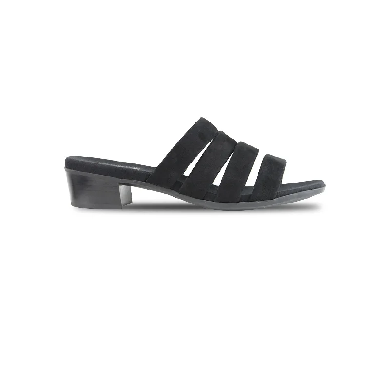 Women's Metallic Foil - Finish Loafers in Gold for a Glamorous Night Out ADRIANNE-BLACK SUEDE