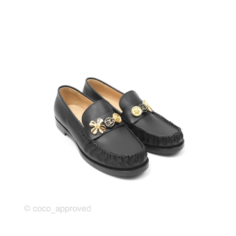 Women's Embroidered Floral Pattern Loafers in Beige for a Spring - Inspired Outfit Women's Leather - Strapped Sandals with a Braided Detail in Brown for a Rustic Appeal Chanel Loafers Black Leather CC Clover Camellia 23S Size 37C Women's Embroidered Floral Pattern Loafers in Beige for a Spring - Inspired Outfit Women's Leather - Strapped Sandals with a Braided Detail in Brown for a Rustic Appeal Chanel Loafers Black Leather CC Clover Camellia 23S Size 37C