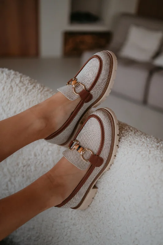 Women's Geometric - Patterned Loafers in Multicolor for a Fashion - Forward Look Women's Sandals with a Floral - Printed Upper in Pink for a Feminine Spring Look Favella loafers I Camel Women's Geometric - Patterned Loafers in Multicolor for a Fashion - Forward Look Women's Sandals with a Floral - Printed Upper in Pink for a Feminine Spring Look Favella loafers I Camel