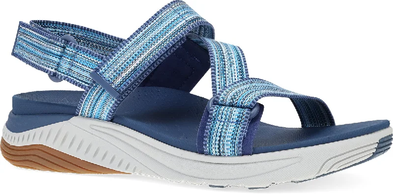 Women's Sandals with a Glitter - Coated Strap in Gold for a Sparkly Summer Outfit Women's Sandals with a Glitter - Coated Strap in Gold for a Sparkly Summer Outfit Women's Sandals with a Glitter - Coated Strap in Gold for a Sparkly Summer Outfit Rayna - Blue Multi
