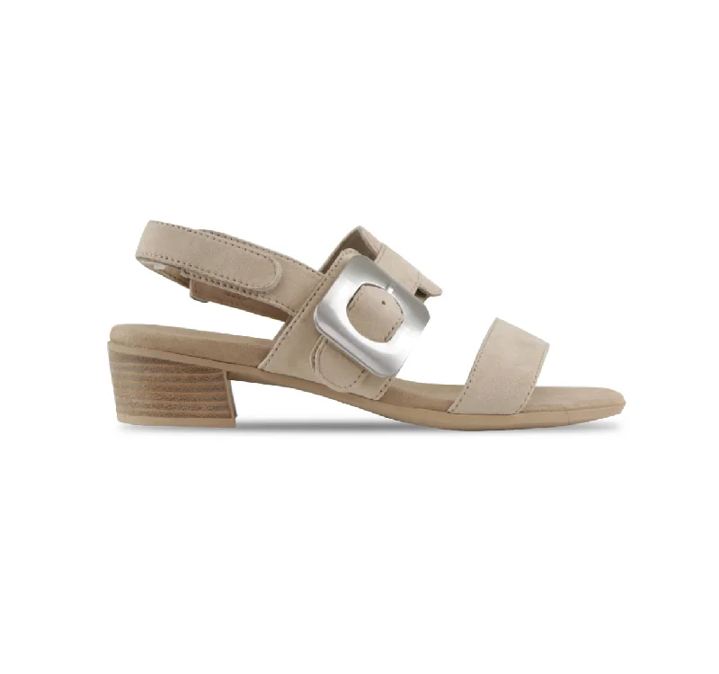 Women's Tassel - Trimmed Loafers with a Low Heel in Olive Green for a Trendy Twist ASHLIN-BEIGE KID SUEDE Women's Tassel - Trimmed Loafers with a Low Heel in Olive Green for a Trendy Twist ASHLIN-BEIGE KID SUEDE