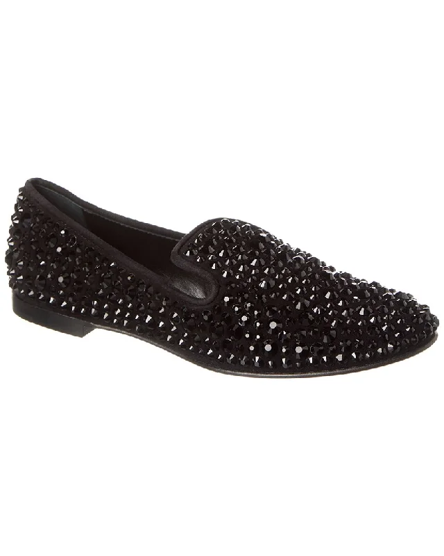 Women's Premium Leather Tassel Loafers in Dark Brown for a Classic Office Look Giuseppe Zanotti Dalila Suede Loafer Women's Premium Leather Tassel Loafers in Dark Brown for a Classic Office Look Giuseppe Zanotti Dalila Suede Loafer
