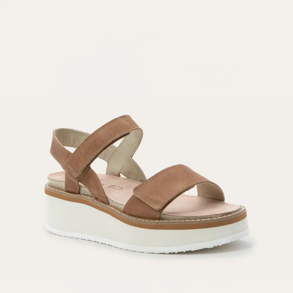 Women's Leather - Strapped Sandals with a Braided Detail in Brown for a Rustic Appeal Women's Leather - Strapped Sandals with a Braided Detail in Brown for a Rustic Appeal Women's Leather - Strapped Sandals with a Braided Detail in Brown for a Rustic Appeal Naot Meringue