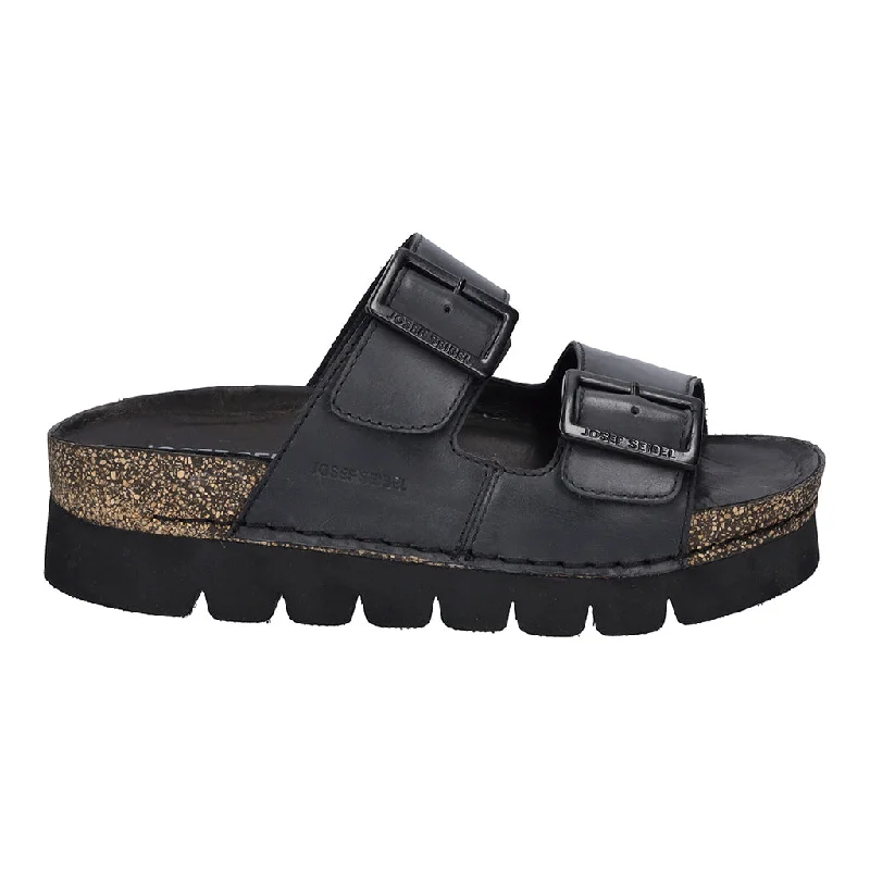 Women's Leather - Strapped Sandals with a Braided Detail in Brown for a Rustic Appeal Women's Leather - Strapped Sandals with a Braided Detail in Brown for a Rustic Appeal Women's Leather - Strapped Sandals with a Braided Detail in Brown for a Rustic Appeal Josef Seibel 66701 815 100 Alice 01 Schwarz