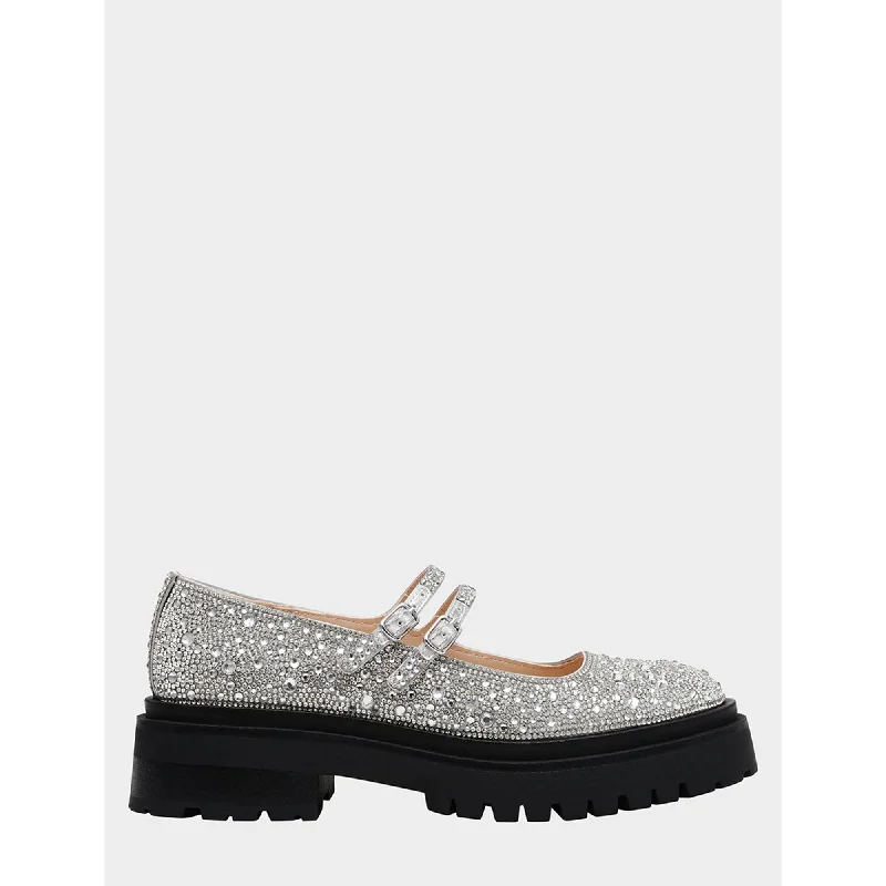 Women's Bow - Embellished Loafers in Red for a Feminine Touch Rico Silver