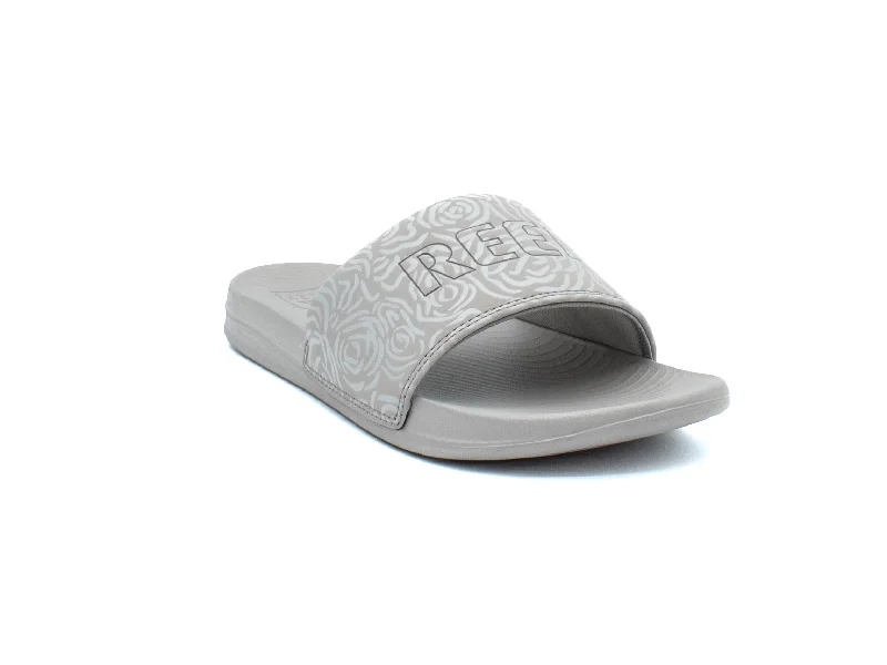 Women's Rhinestone - Embellished Open - Toe Sandals in Silver for a Glamorous Party Look Women's Rhinestone - Embellished Open - Toe Sandals in Silver for a Glamorous Party Look Women's Rhinestone - Embellished Open - Toe Sandals in Silver for a Glamorous Party Look REEF One Slide