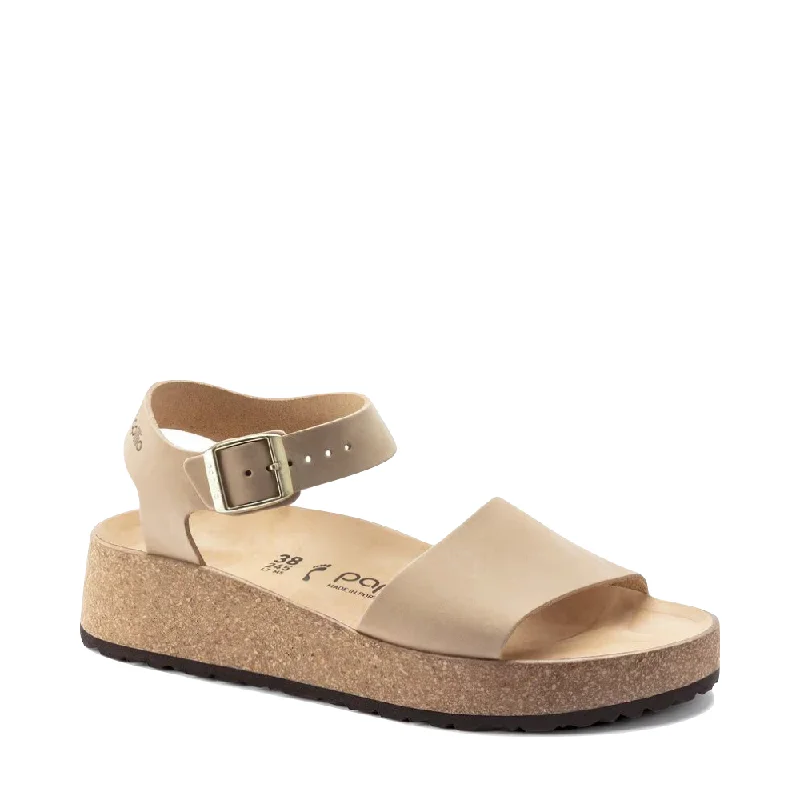 Women's Sandals with a Glitter - Coated Strap in Gold for a Sparkly Summer Outfit Women's Sandals with a Glitter - Coated Strap in Gold for a Sparkly Summer Outfit Women's Sandals with a Glitter - Coated Strap in Gold for a Sparkly Summer Outfit Birkenstock Women's Glenda Nubuck Leather Platform Sandal in Sandcastle Beige
