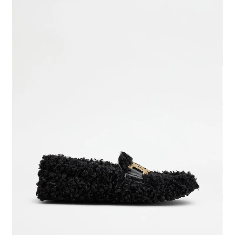 Women's Metallic Foil - Finish Loafers in Gold for a Glamorous Night Out Kate Gommino Driving Shoes in Faux Fur and Leather Women's Metallic Foil - Finish Loafers in Gold for a Glamorous Night Out Kate Gommino Driving Shoes in Faux Fur and Leather