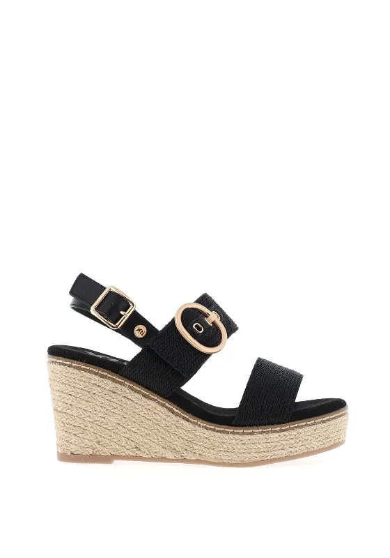 Women's Strappy Gladiator Sandals with Buckle Closures in Tan for a Boho Look Women's Strappy Gladiator Sandals with Buckle Closures in Tan for a Boho Look Women's Strappy Gladiator Sandals with Buckle Closures in Tan for a Boho Look Xti Woven Strap Wedge Sandals, Black