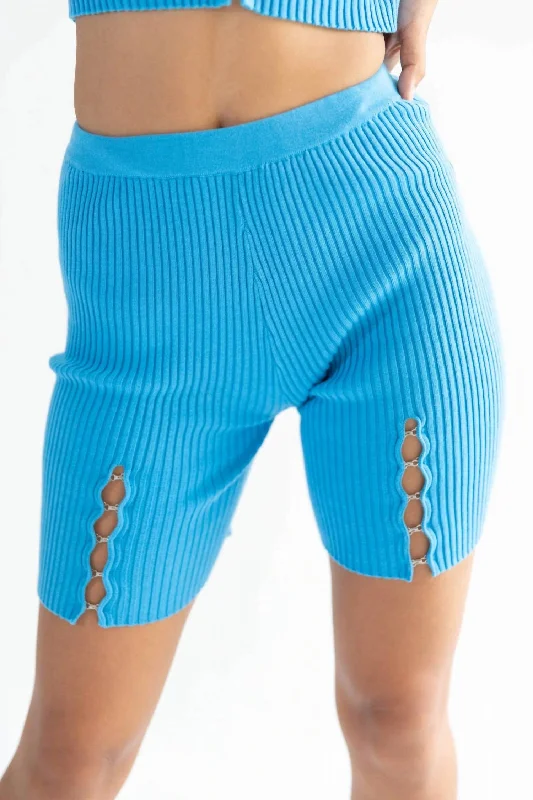 Sedona Bike Short in Blue