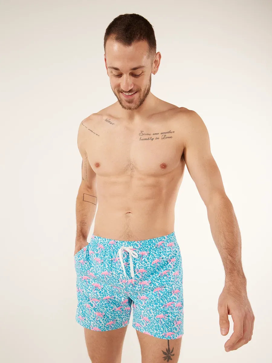 The Domingos Are For Flamingos 5.5" (Classic Swim Trunk)