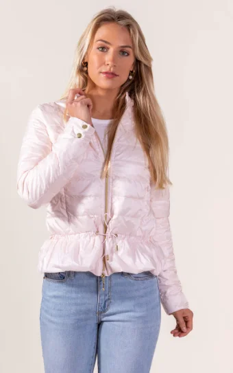 Anorak Peplum Puffer Jacket