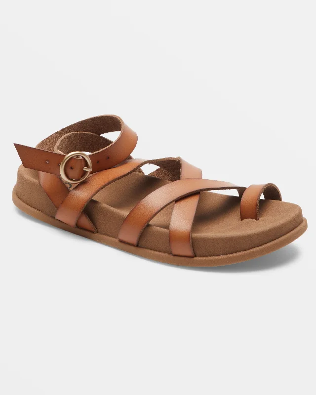 Adjustable Strap Women's Sandals with a Padded Heel in Pink for a Custom FitAhri Sandals - Tan Adjustable Strap Women's Sandals with a Padded Heel in Pink for a Custom FitAhri Sandals - Tan