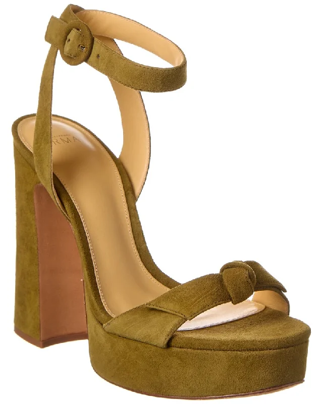 Women's Cork - Soled Espadrille Sandals with a Rope - Trimmed Upper in Navy for a Summer VibeAlexandre Birman Clarita Curve 120 Suede Sandal Women's Cork - Soled Espadrille Sandals with a Rope - Trimmed Upper in Navy for a Summer VibeAlexandre Birman Clarita Curve 120 Suede Sandal