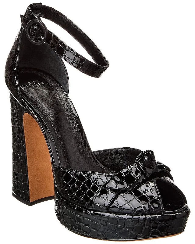 Women's Cork - Soled Espadrille Sandals with a Rope - Trimmed Upper in Navy for a Summer VibeAlexandre Birman Pepitta 120 Embossed Patent Platform Sandal Women's Cork - Soled Espadrille Sandals with a Rope - Trimmed Upper in Navy for a Summer VibeAlexandre Birman Pepitta 120 Embossed Patent Platform Sandal