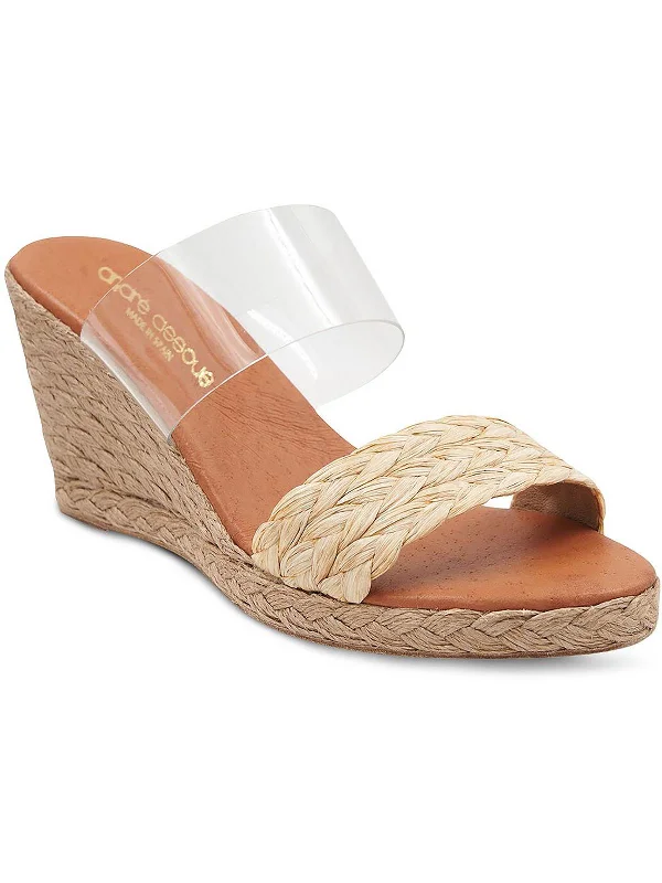 Women's Ankle - Strap Sandals with a Block Heel in Red for a Sophisticated StyleAnfisa Womens Padded Insole Slip On Wedge Sandals Women's Ankle - Strap Sandals with a Block Heel in Red for a Sophisticated StyleAnfisa Womens Padded Insole Slip On Wedge Sandals