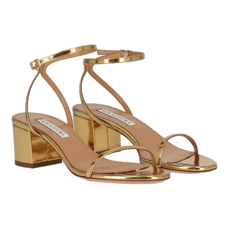 Elastic - Strap Women's Sandals with a Padded Toe in Teal for Easy On - and - OffAquazzura Womens Gold Sandal Elastic - Strap Women's Sandals with a Padded Toe in Teal for Easy On - and - OffAquazzura Womens Gold Sandal