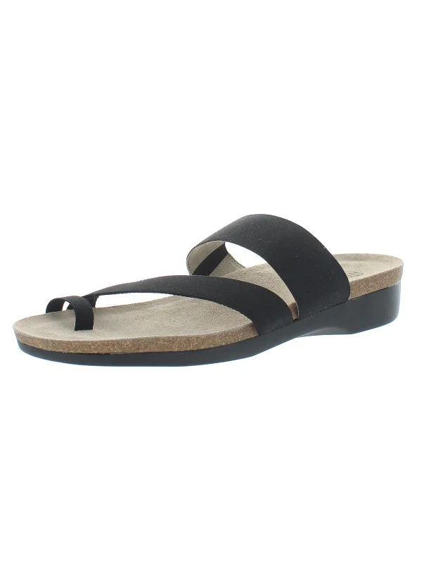 Sustainable Women's Recycled Material Sandals in Beige for Eco - Conscious ShoppersAries Womens Casual Comfort Flat Sandals