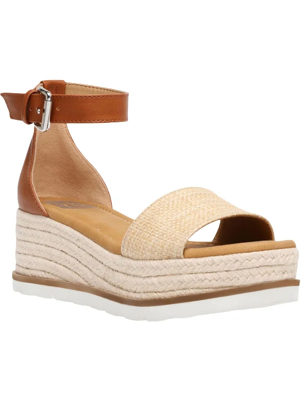 Women's Leather - Strapped Sandals with a Braided Detail in Brown for a Rustic AppealBaker Womens Faux Leather Platform Espadrilles Women's Leather - Strapped Sandals with a Braided Detail in Brown for a Rustic AppealBaker Womens Faux Leather Platform Espadrilles