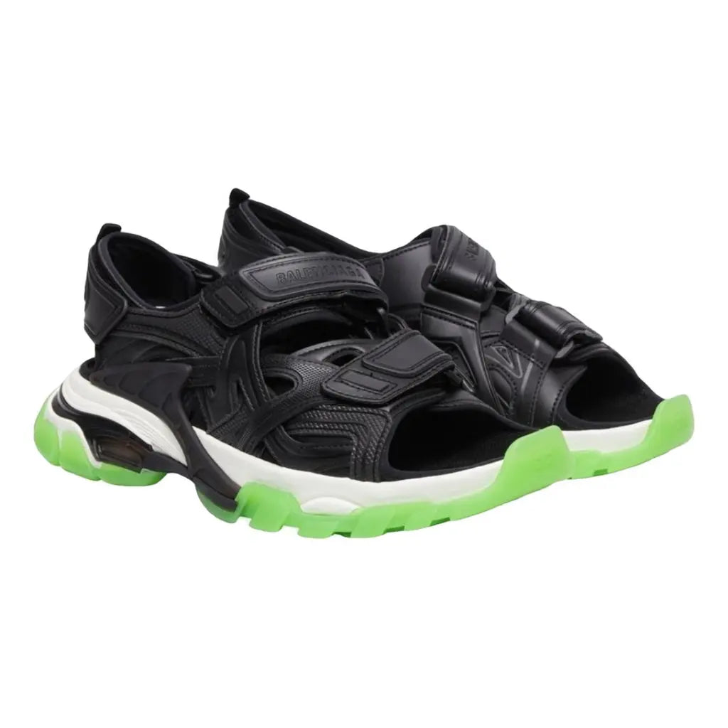 Women's Cork - Soled Espadrille Sandals with a Rope - Trimmed Upper in Navy for a Summer VibeBalenciaga Track Sandal 'black, White And Green Sole' Women's Cork - Soled Espadrille Sandals with a Rope - Trimmed Upper in Navy for a Summer VibeBalenciaga Track Sandal 'black, White And Green Sole'