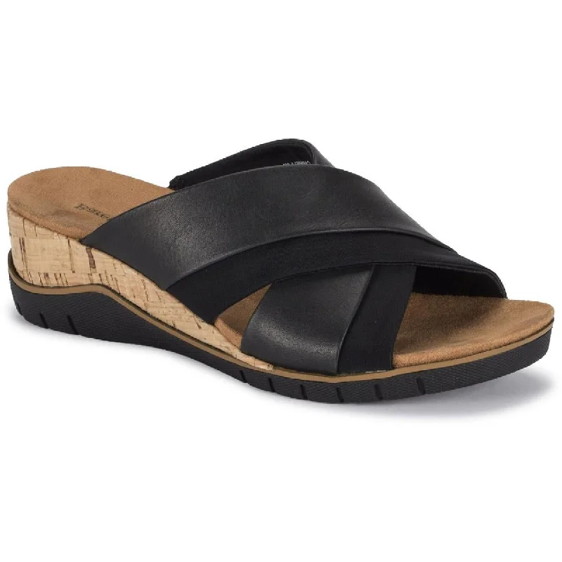 Elastic - Strap Women's Sandals with a Padded Toe in Teal for Easy On - and - OffBaretraps Womens Carmiela Cushioned Footbed Wedge Sandals Elastic - Strap Women's Sandals with a Padded Toe in Teal for Easy On - and - OffBaretraps Womens Carmiela Cushioned Footbed Wedge Sandals
