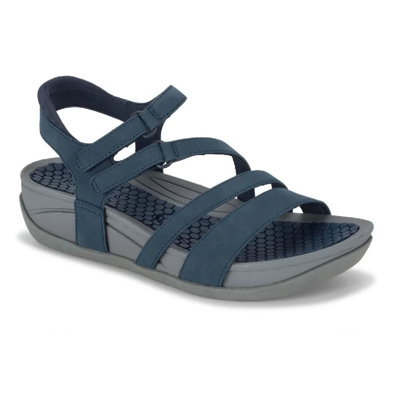 Women's Flat Slide Sandals with a Memory Foam Insole in White for All - Day ComfortBaretraps Womens Deena Cushioned Footbed Strappy Sandals Women's Flat Slide Sandals with a Memory Foam Insole in White for All - Day ComfortBaretraps Womens Deena Cushioned Footbed Strappy Sandals