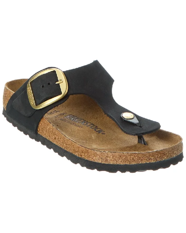 Waterproof Women's Rubber Beach Sandals with Arch Support in Blue for Water ActivitiesBirkenstock Gizeh Big Buckle Leather Sandal Waterproof Women's Rubber Beach Sandals with Arch Support in Blue for Water ActivitiesBirkenstock Gizeh Big Buckle Leather Sandal