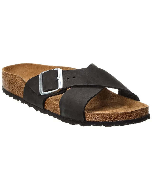 Shock - Absorbing Women's Sandals with a Soft Insole in Black for Active LifestylesBirkenstock Siena Narrow Leather Sandal Shock - Absorbing Women's Sandals with a Soft Insole in Black for Active LifestylesBirkenstock Siena Narrow Leather Sandal