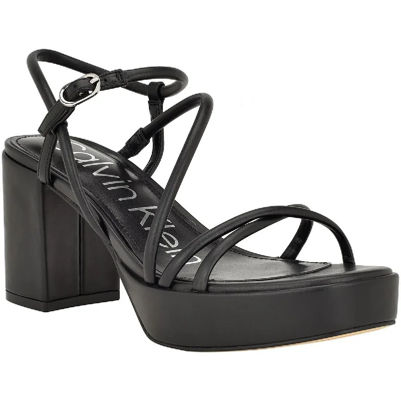 Child - Friendly Women's Sandals with a Secure Buckle in Purple for Moms on the GoCalvin Klein Womens Lilana Block Heel Heels Child - Friendly Women's Sandals with a Secure Buckle in Purple for Moms on the GoCalvin Klein Womens Lilana Block Heel Heels