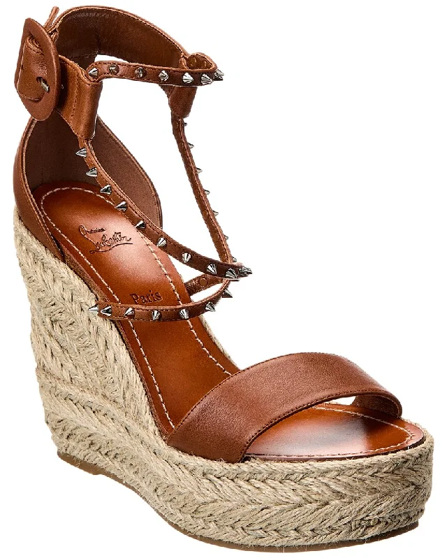 Orthopedic Women's Sandals with Arch Support in Gray for Foot HealthChristian Louboutin Chocazeppa Spikes 120 Leather Wedge Sandal Orthopedic Women's Sandals with Arch Support in Gray for Foot HealthChristian Louboutin Chocazeppa Spikes 120 Leather Wedge Sandal