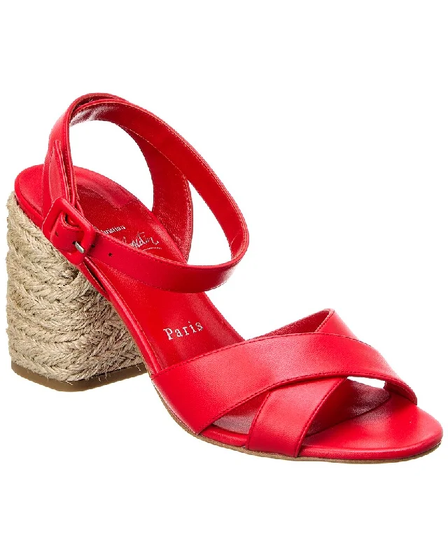 Women's Sandals with a Glitter - Coated Strap in Gold for a Sparkly Summer OutfitChristian Louboutin Summer Mariza 85 Leather Sandal Women's Sandals with a Glitter - Coated Strap in Gold for a Sparkly Summer OutfitChristian Louboutin Summer Mariza 85 Leather Sandal