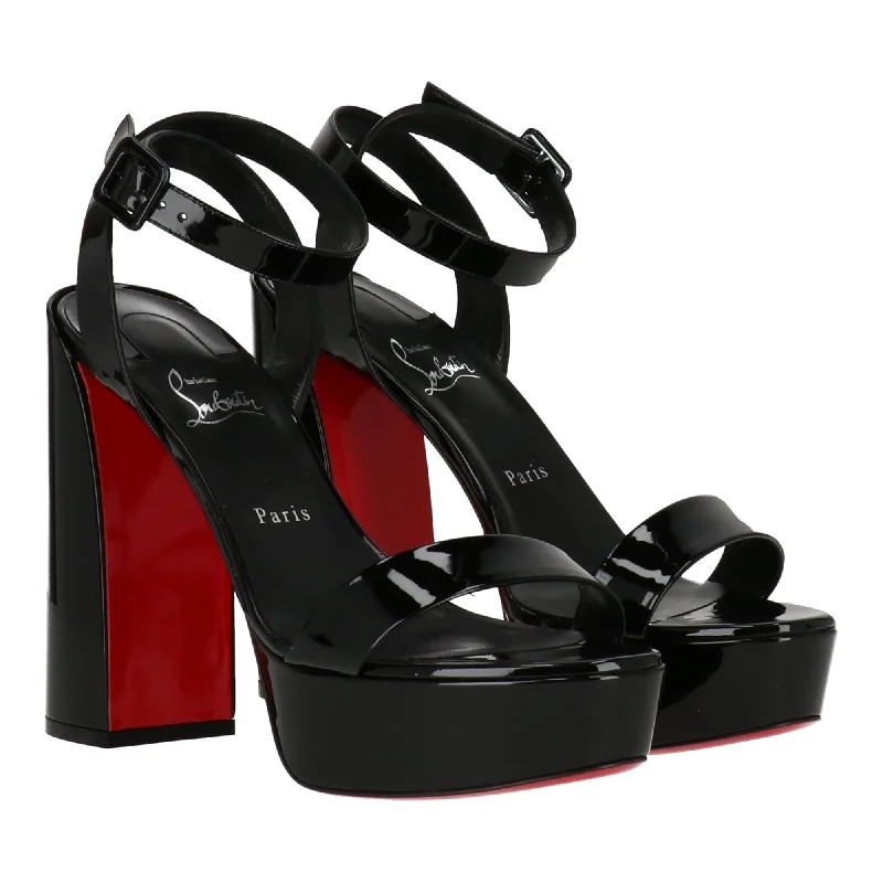 Women's Cork - Soled Espadrille Sandals with a Rope - Trimmed Upper in Navy for a Summer VibeChristian Louboutin Womens Black Sandal Women's Cork - Soled Espadrille Sandals with a Rope - Trimmed Upper in Navy for a Summer VibeChristian Louboutin Womens Black Sandal