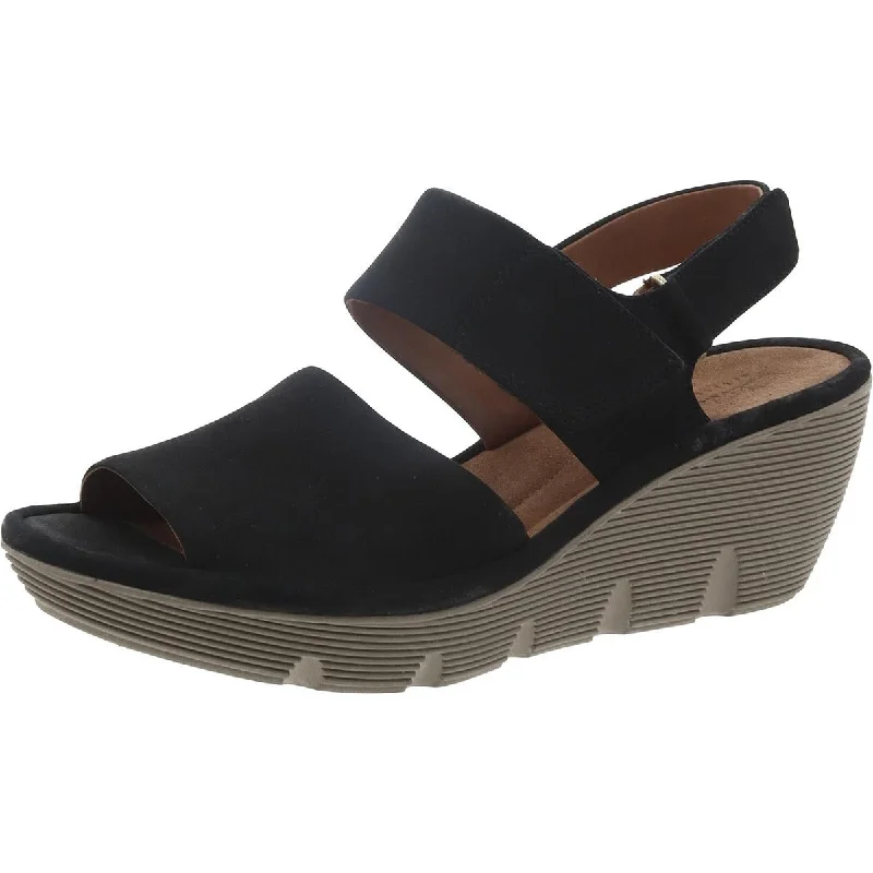 Lightweight Women's Mesh - Paneled Sandals in Yellow for BreathabilityClarks Womens Clarene Allure Wedge Open Toe Ankle Strap Lightweight Women's Mesh - Paneled Sandals in Yellow for BreathabilityClarks Womens Clarene Allure Wedge Open Toe Ankle Strap