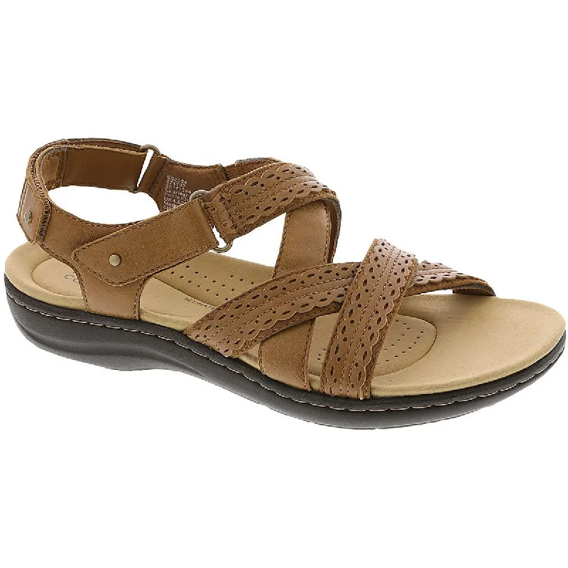 Women's Ankle - Strap Sandals with a Block Heel in Red for a Sophisticated StyleClarks Womens Laurieann Rena Leather Casual Strappy Sandals Women's Ankle - Strap Sandals with a Block Heel in Red for a Sophisticated StyleClarks Womens Laurieann Rena Leather Casual Strappy Sandals